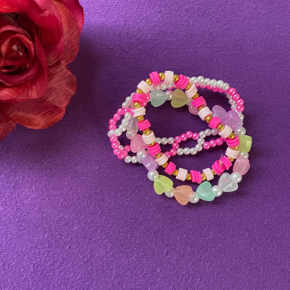 Brand New Handcrafted Beaded Bracelets for Women or Girls (Group of 3)!